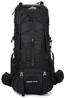 Generic 75L Large Camping Backpack,Lightweight Hiking Trekking For Men Women Outdoor Large Capacity Mountaineering Waterproof (black, 75L)