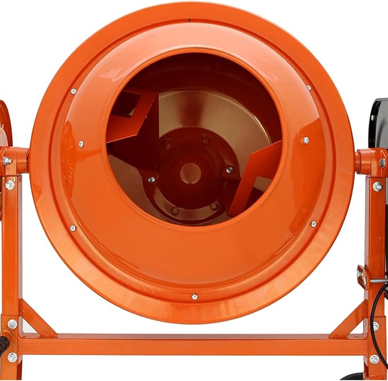 Small Horizontal Vertical Electric Concrete Mortar Machine Cement Feed Mixer Drum Type Electric Cement Mixer 70L