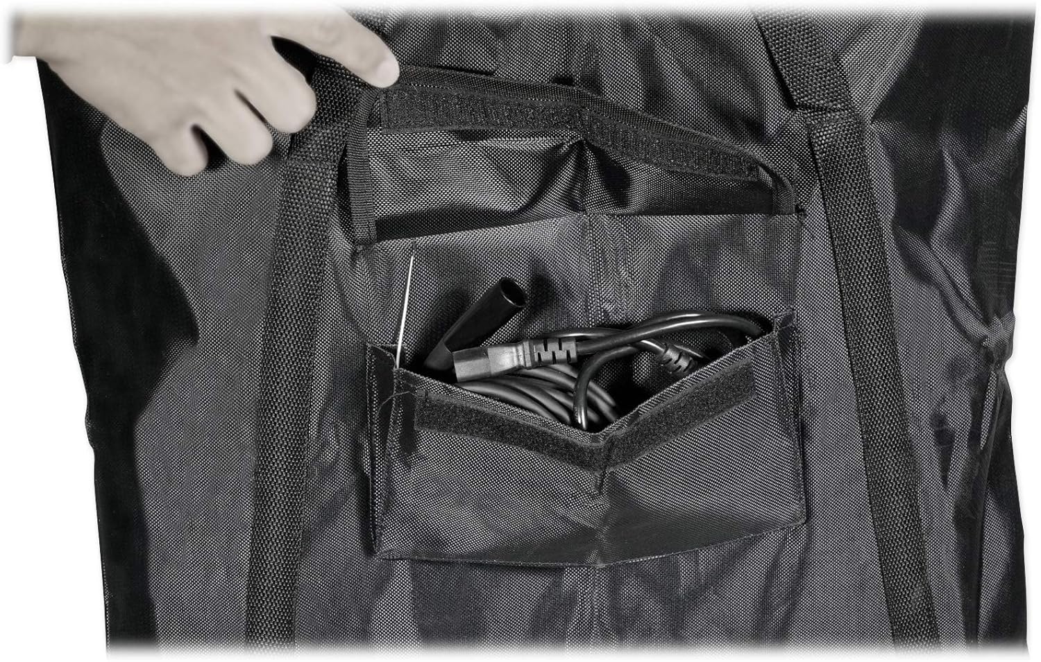 (2) Rockville RTP32W Totem Moving Head Light Stand+Black+White Scrims+Carry Bags for Chauvet Intimidator Hybrid 140SR Lights