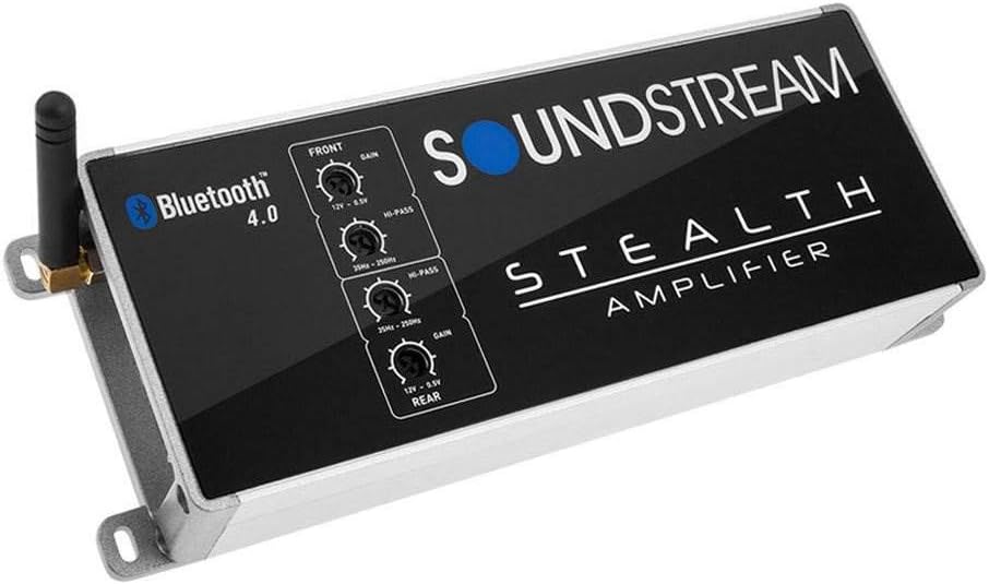 Soundstream ST4.1000DB ST4.10000DB Stealth Series 1000W Class D 4-Channel Amplifier