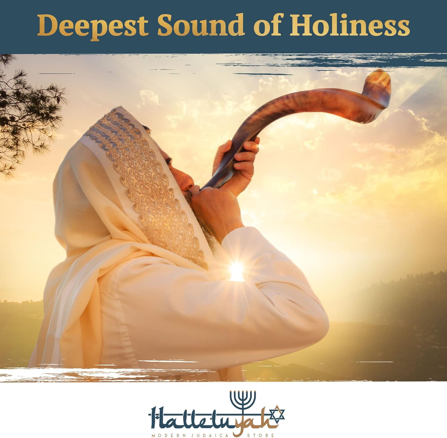HalleluYAH Yemenite kudu Shofar From Israel Plus Free Bonus Ram Horn