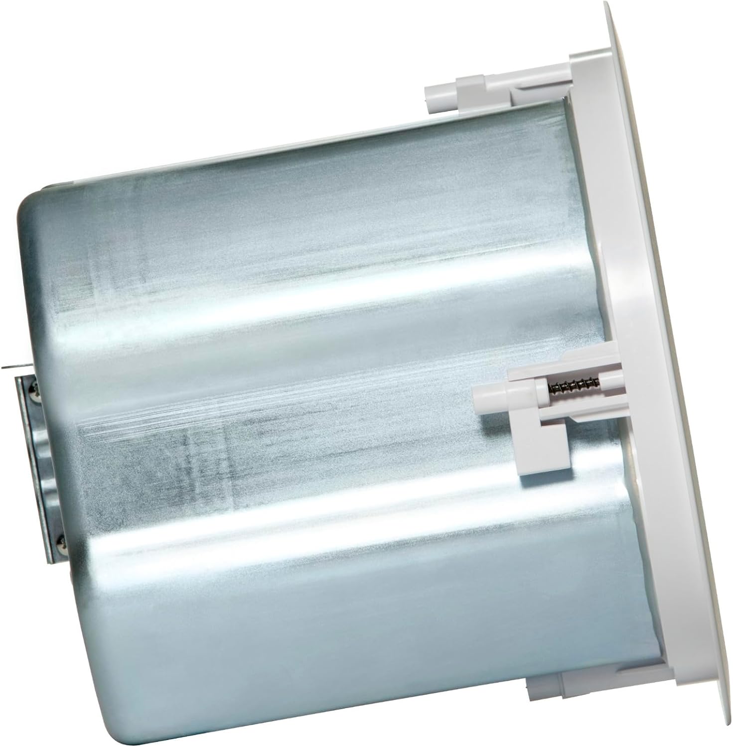 JBL Professional Control 16C/T, 6.5-Inch Coaxial, Round, In-Ceiling Loudspeaker with Metal Back-Can, 70V or 8 Ohm Impedance. Set of 2. White, Paintable Grill