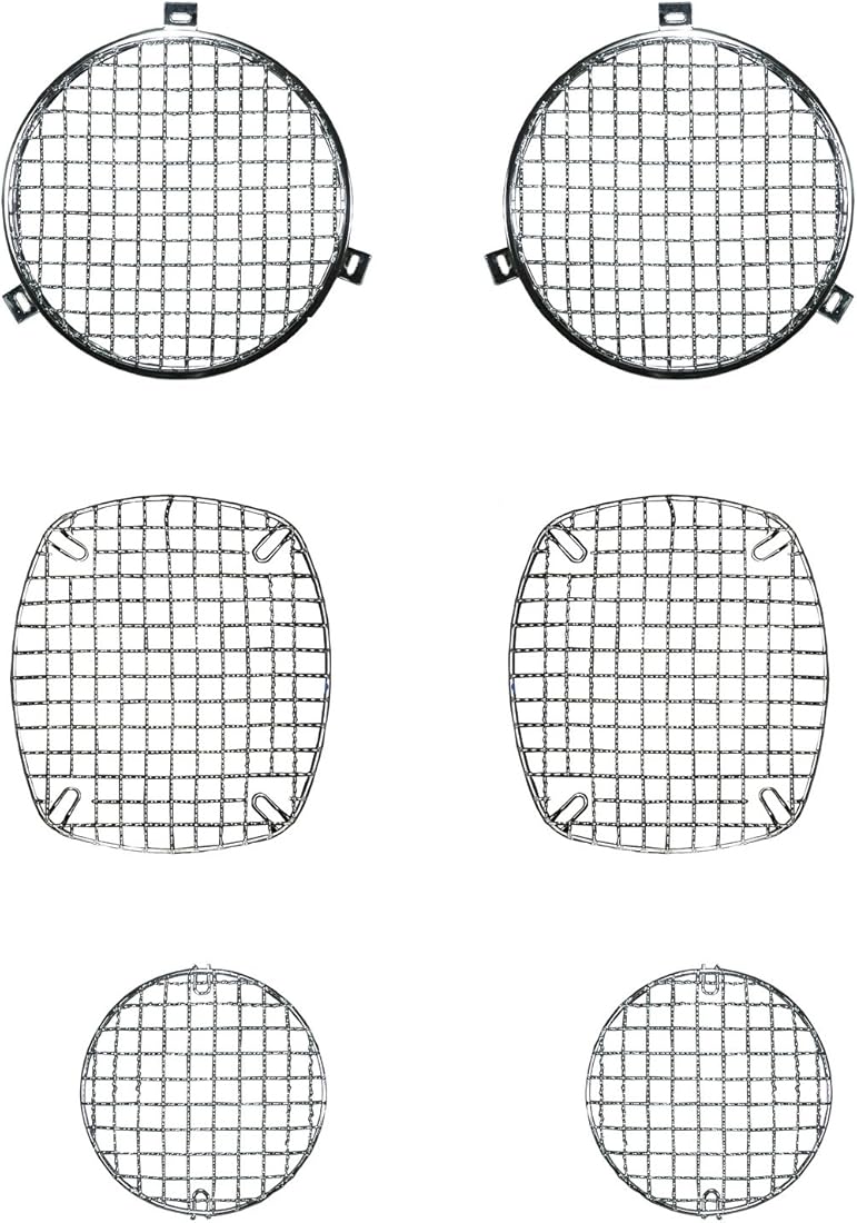 Rugged Ridge Stone Guard Kit for Jeep CJ | Stainless | 11102.01 | Fits 1972-1986 Jeep CJ