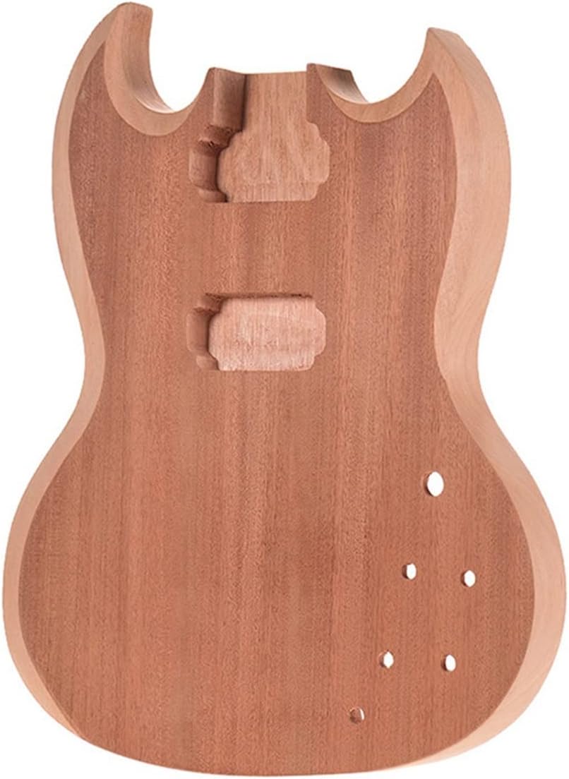 Unfinished Guitar Body Blank Electric Guitar Acoustic Barrel for Bass Guitar DIY Guitar Accessories DIY Guitar Kit