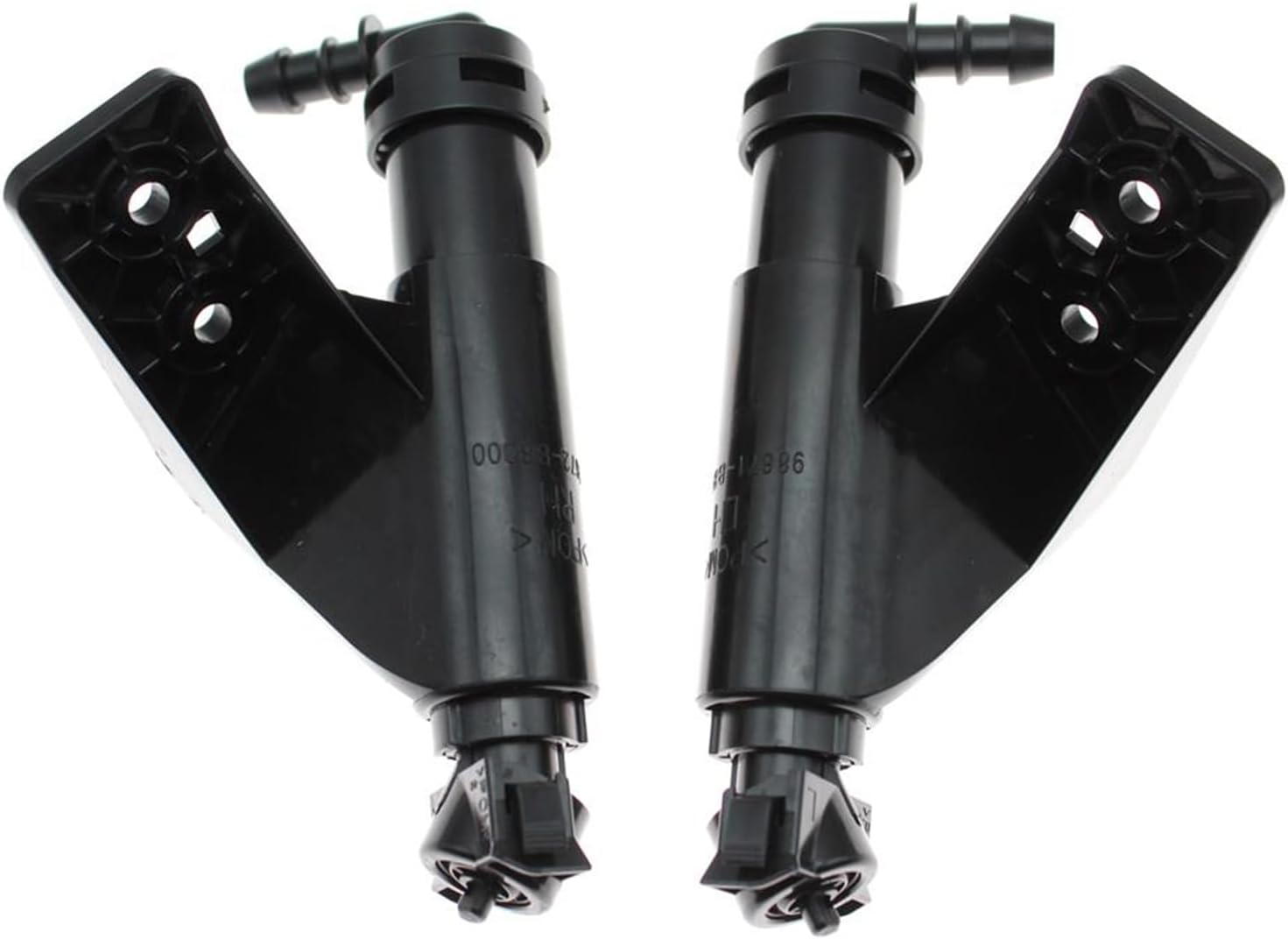 Car Headlight Washer Nozzle 2Pcs Car Headlight Washer Nozzle Head Light Cleaning Jet Pump Water Sprayer 98671B8000 98672B8000 for Hyundai for Santa Fe 2013-2016