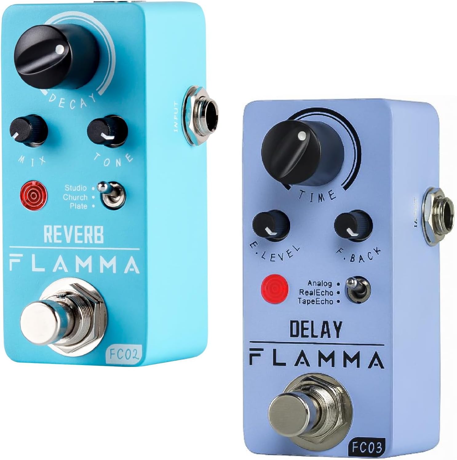 FLAMMA FC02 Reverb Pedal and FC03 Delay Pedal