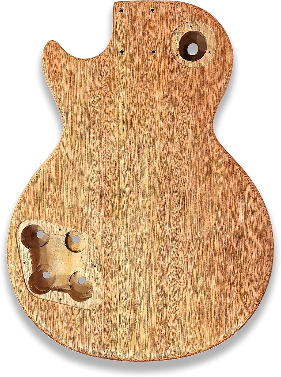 TSTS DIY Electric Guitar Set Mahogany Body Rosewood Fingerboard Guitar Assembly Complete Parts Kit Unfinished Electric Guitar Kit