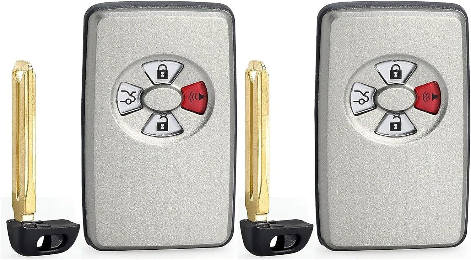 2X New Quality Replacement Prox Key Fob Compatible with & Fit for 2005-2007 Toyota Avalon HYQ14AAF - MPN HYQ14AAF-01