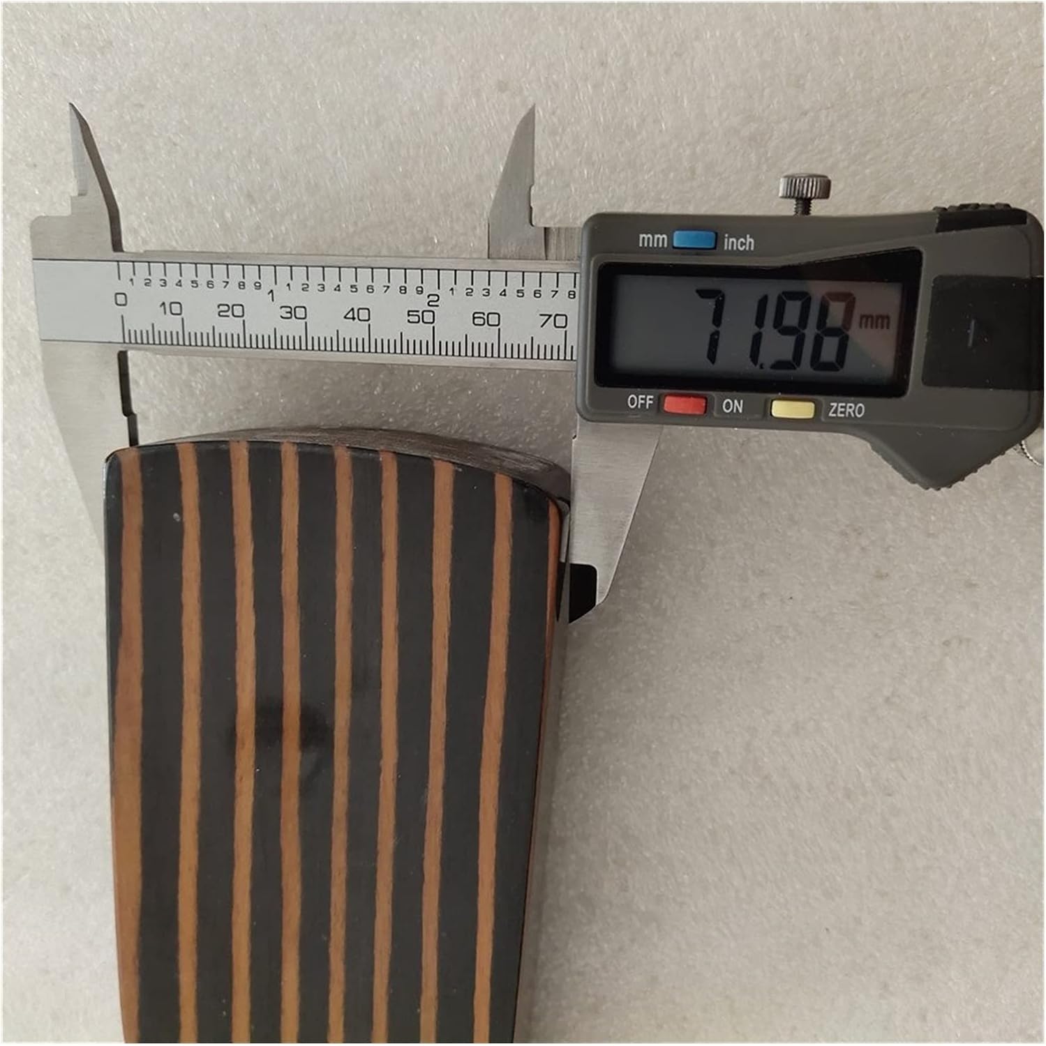 TSTS Zebra Wood Electric Bass Guitar Neck Replacement 5 String 20 Fret Guitar ​Neck Replacement