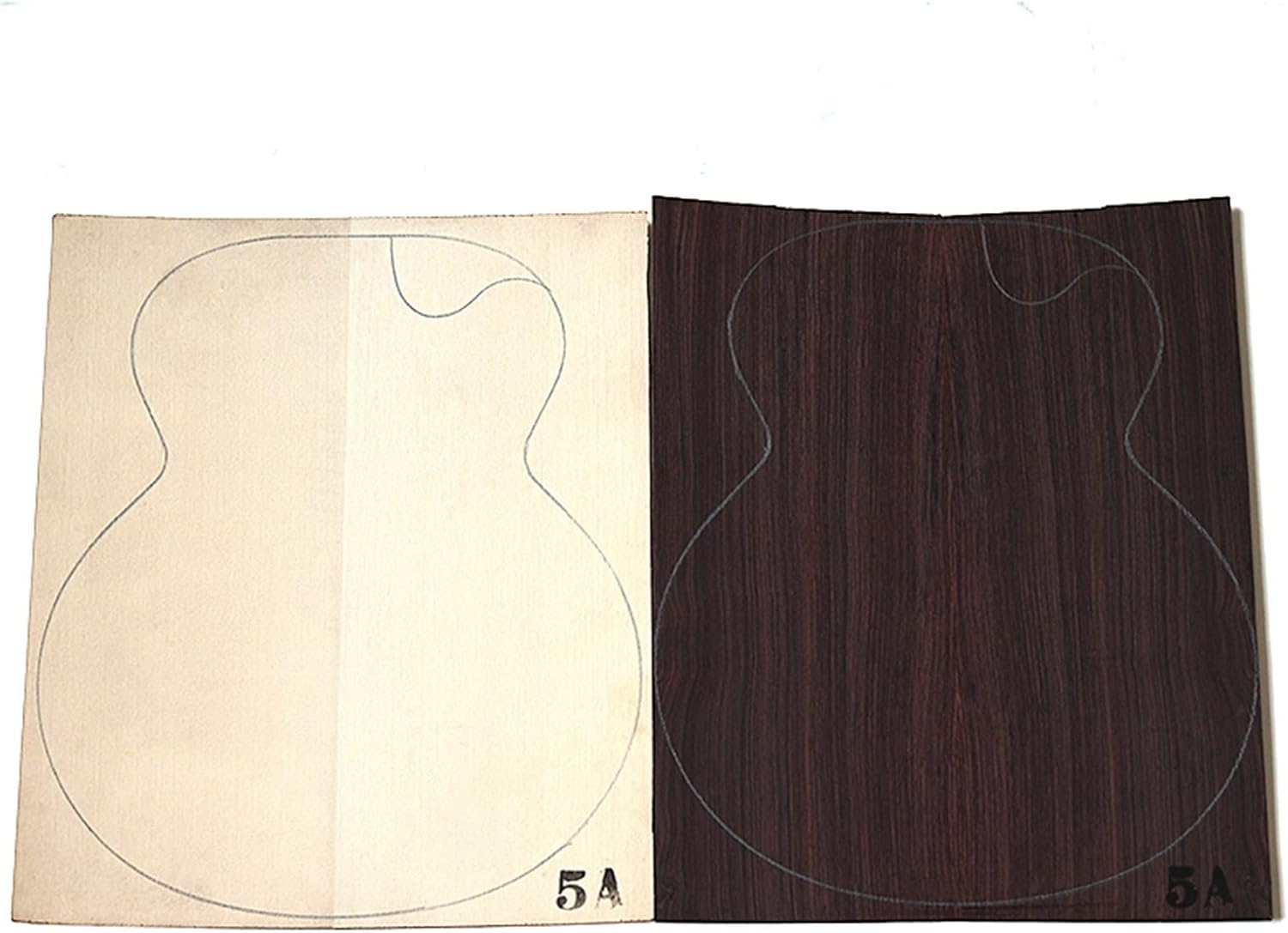 43 Inch 42 Inch Full Single Folk Guitar Accessories Making Material Set Combination Rosewood Guitar Unfinished Guitar Body (Color : 4)