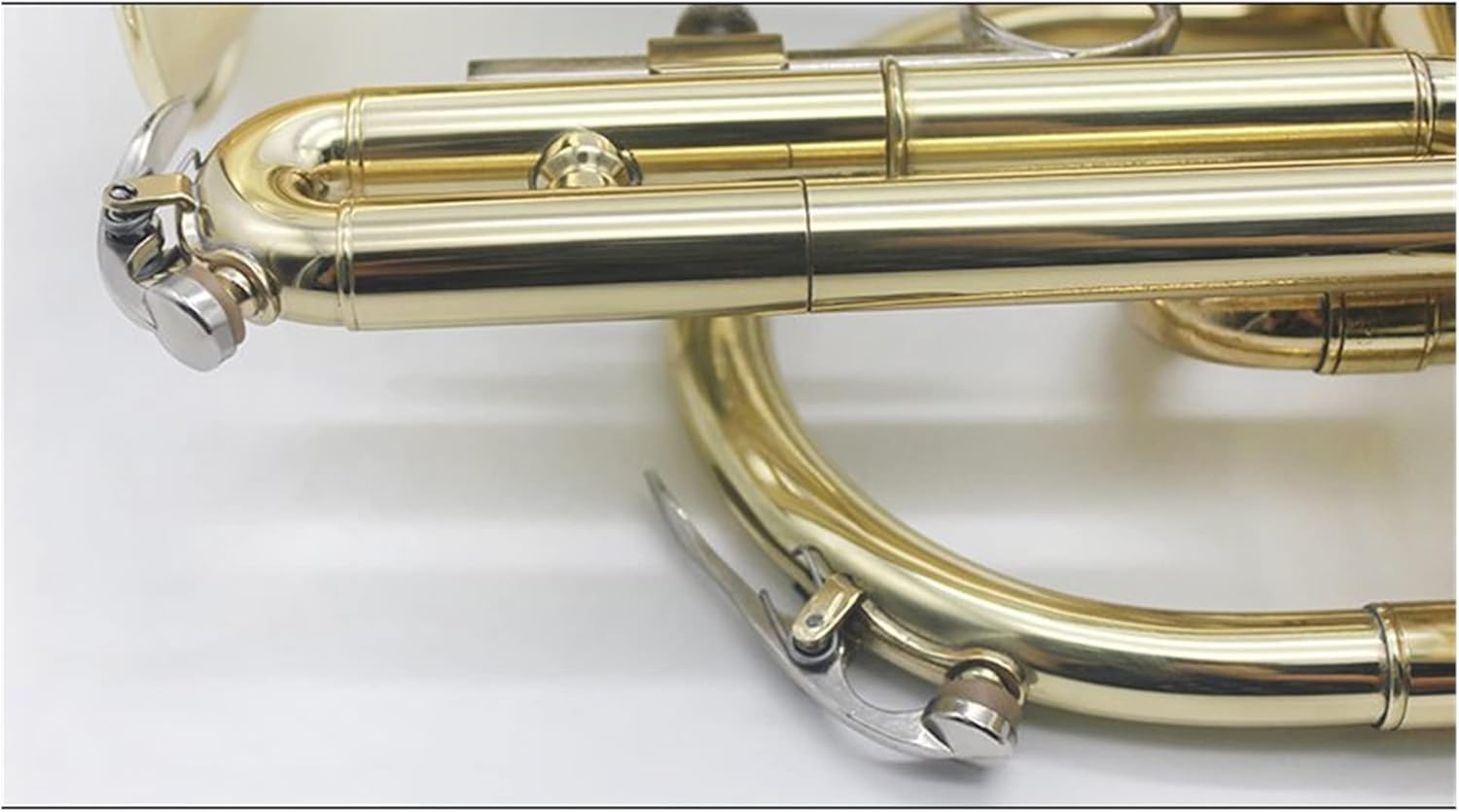 Trumpets Beginner Brass Cornet for Students Gold Lacquer Trumpet Bb Tone Cornet Instruments with Box Trumpet Set