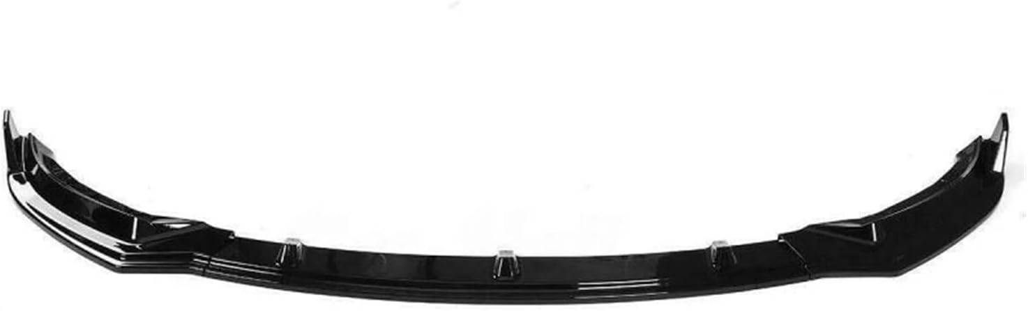 Car Front Bumper Lip Spoiler Compatible For Tesla Model 3 2016-2020 Gloss Black Carbon Fiber Bumper Splitters Car Modification Body Kit(Gloss Black)