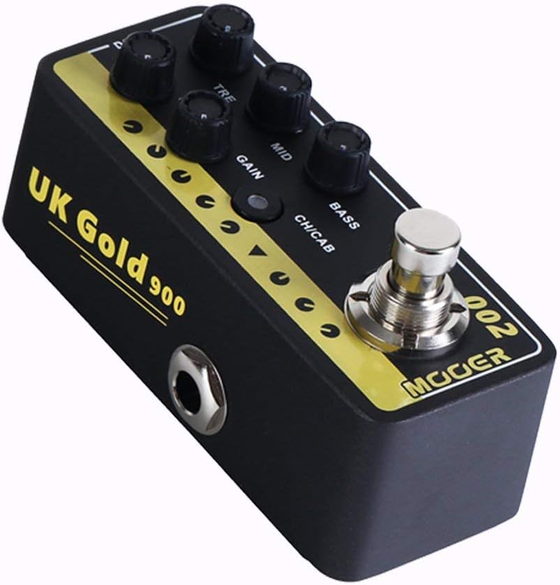 MOOER Micro Preamp 002 UK Gold 900 Guitar Digital Preamp