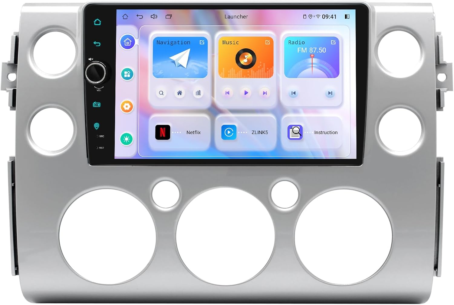 JOYING Car Stereo for Toyota FJ Cruiser 2007-2014 with Wireless Carplay Android Auto Mirror Link, 9 Inch Touch Screen 4GB+64GB Car Radio Andriod 12 Head Unit Plug and Play(JY-TZ168N4)