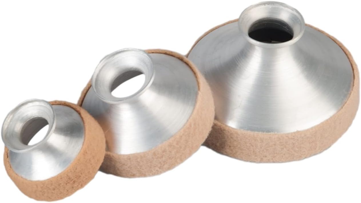 Saxophone Parts 3 PCS Sax Mute Set Aluminum Alloy Sax Mute Saxophone Sound Dampener Practice Silencer