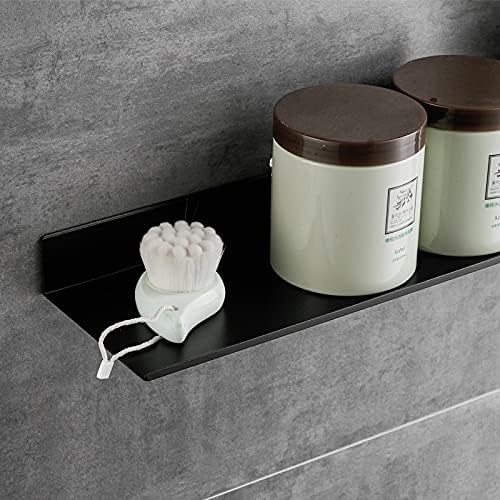 Shower Shelves Bathroom Shelf, Black Bathroom Corner Shelf, Wall Shelf Shower Storage Rack Bathing Accessories (Color : 40cm)