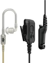 Motorola Solutions PMLN8083A PMLN8083 - Motorola 2-Wire Surv Kit with Transparent Tube GCAI-Mini, Small, Black