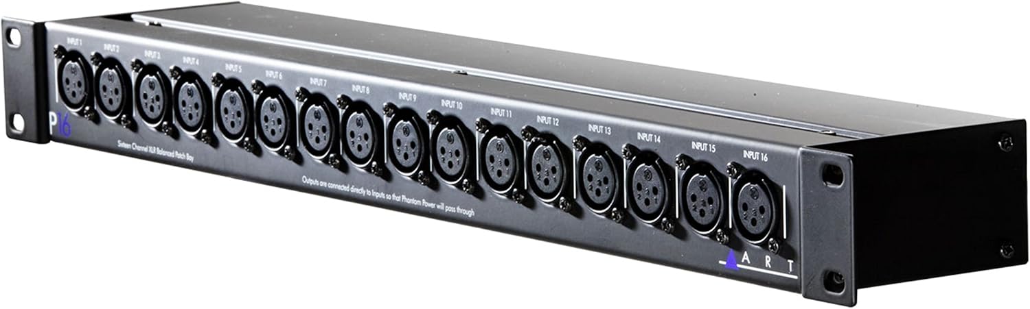 ART P16 XLR Balanced Patchbay