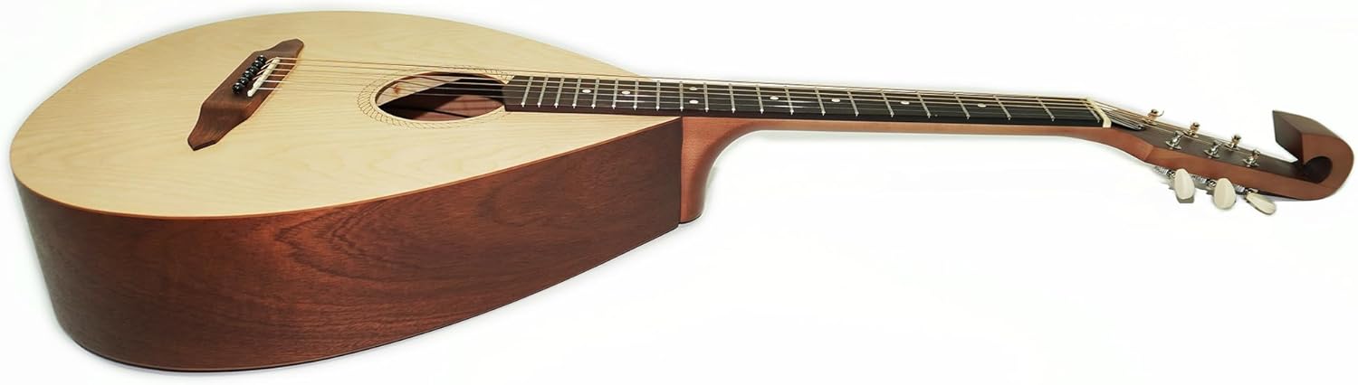 New Ukrainian 6 Six Strings Acoustic Guitar Traditional Lute Folk Kobza, Natural Wood Amazing Beautiful Sound Folk Music made in Ukraine Lute Guitar Vihuela