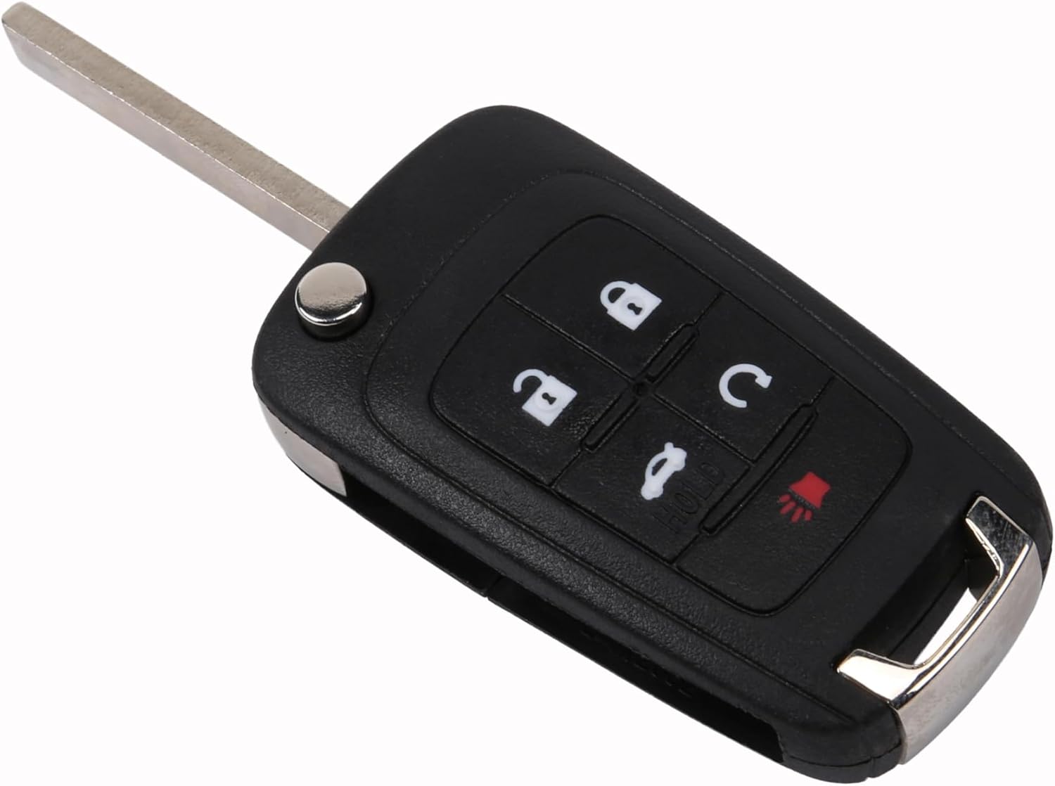 GM Genuine Parts 13585206 Folding Door Lock and Ignition Lock Key with Transmitter