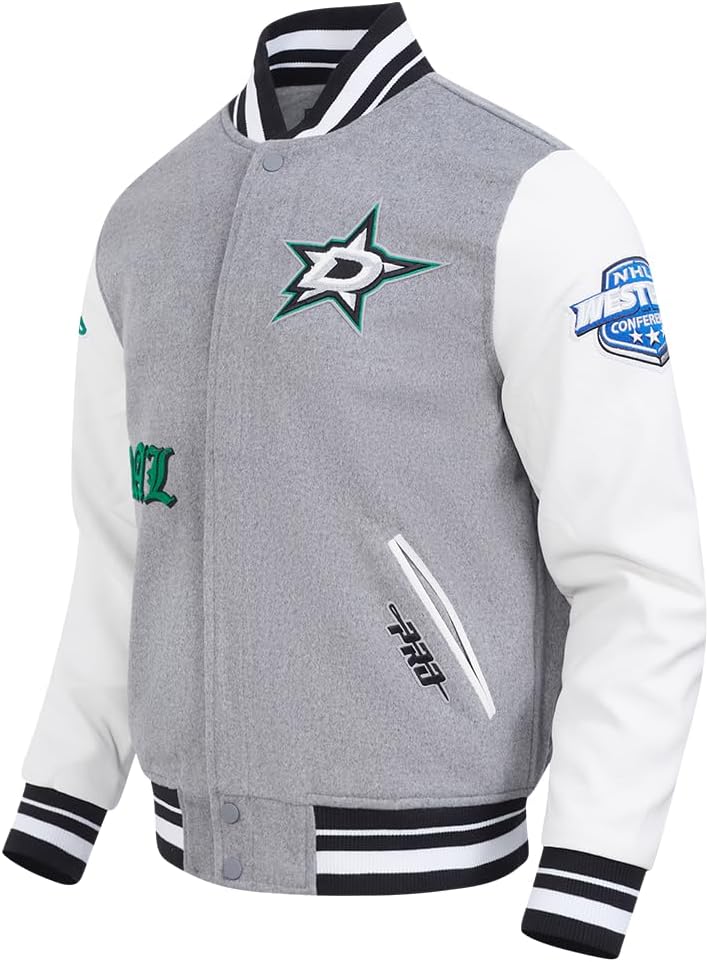 Pro Standard Mens NHL Old English Varsity Jacket