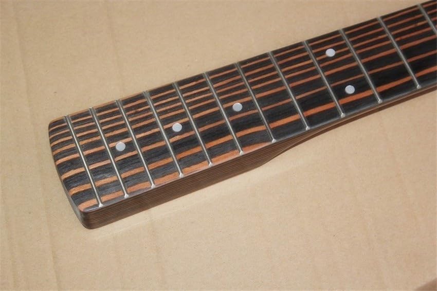 20 Frets Zebrawood Electric Bass Guitar Neck 4 5 Strings Guitar Accessories Parts Musical Instruments(4strings)