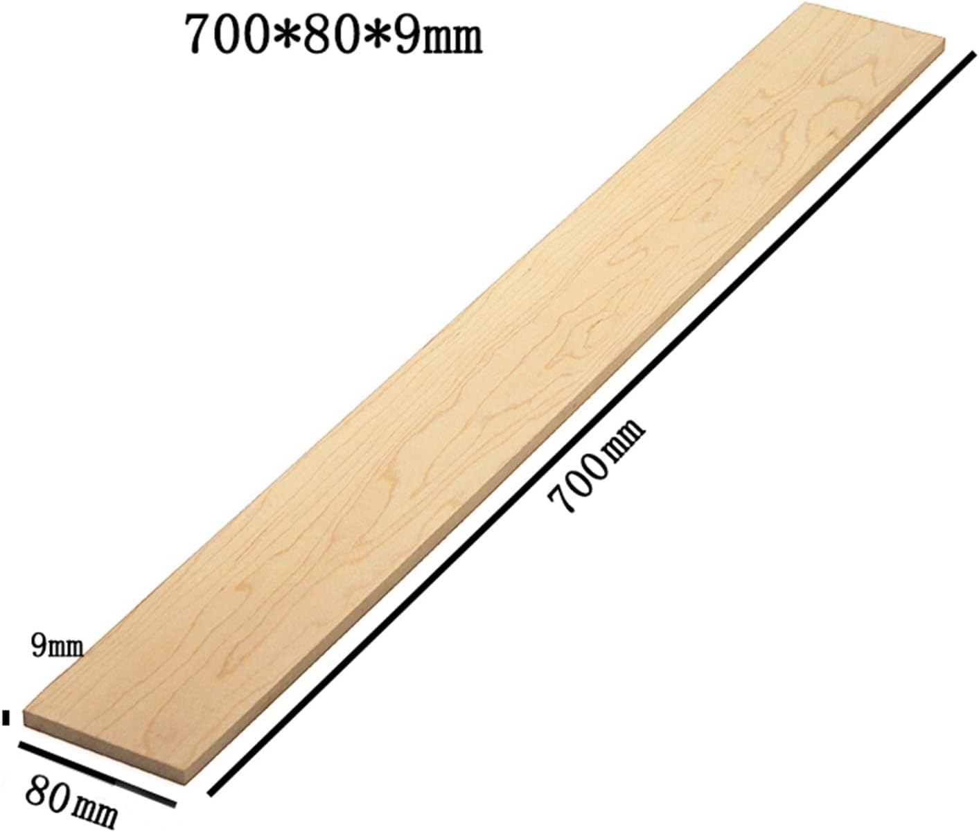 Maple Guitar Fretboard Electric Guitar Bass Acoustic Guitar Classical Fretboard Guitar ​Neck Replacement (Color : 2)