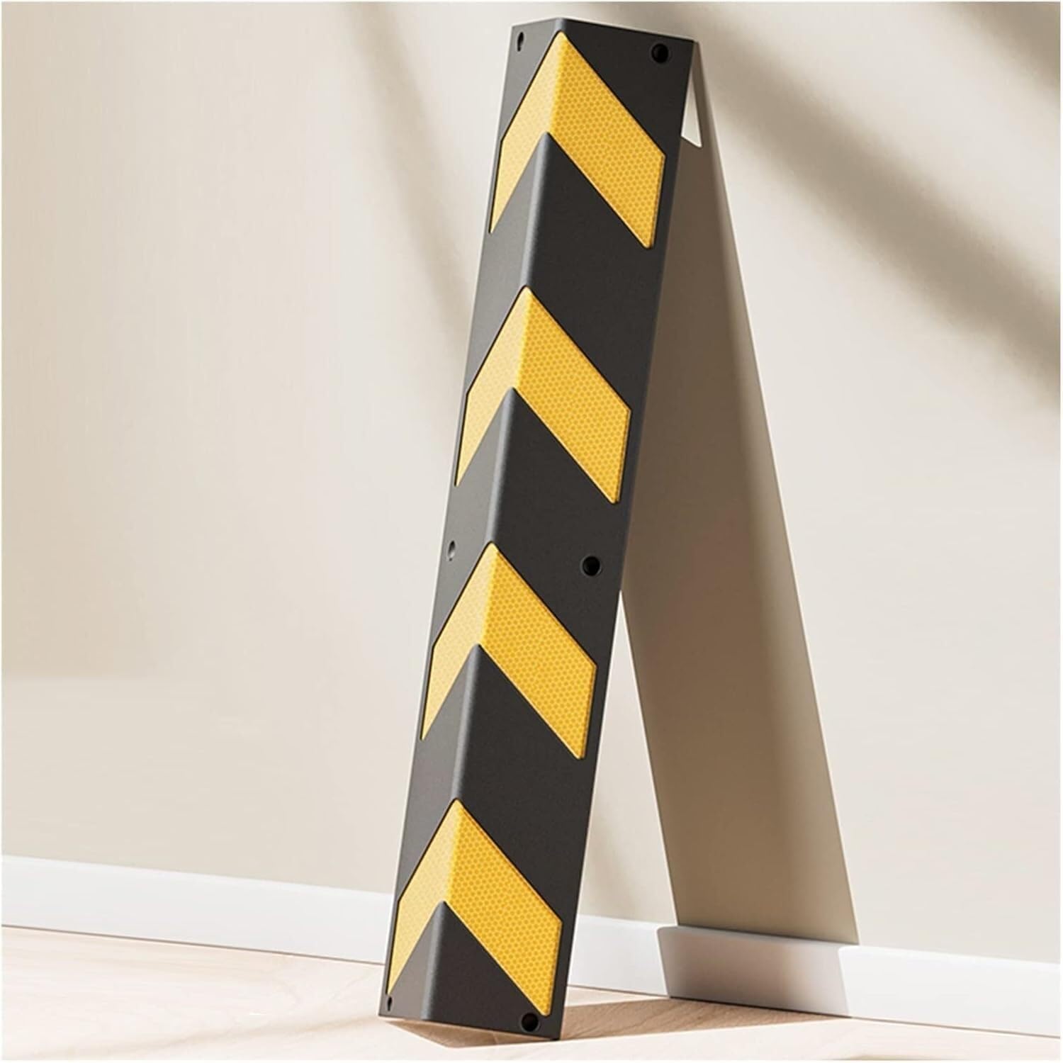 Car Parking Protector Wall Corner Guard for Parking Garages Reflective Ground Floor Garage Protection Wall Corner Guards(1pcs-80cm)