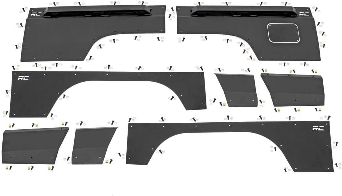 Rough Country Full Body Armor Kit for 1997-2001 Jeep Cherokee XJ - 10581