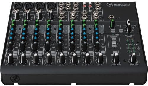 Mackie 1202VLZ4 12-Channel Compact Mixer with G-MIXERBAG-1212 Padded Nylon Mixer/Equipment Bag & PB-S3410 3.5 mm Stereo Breakout Cable, 10 feet Bundle