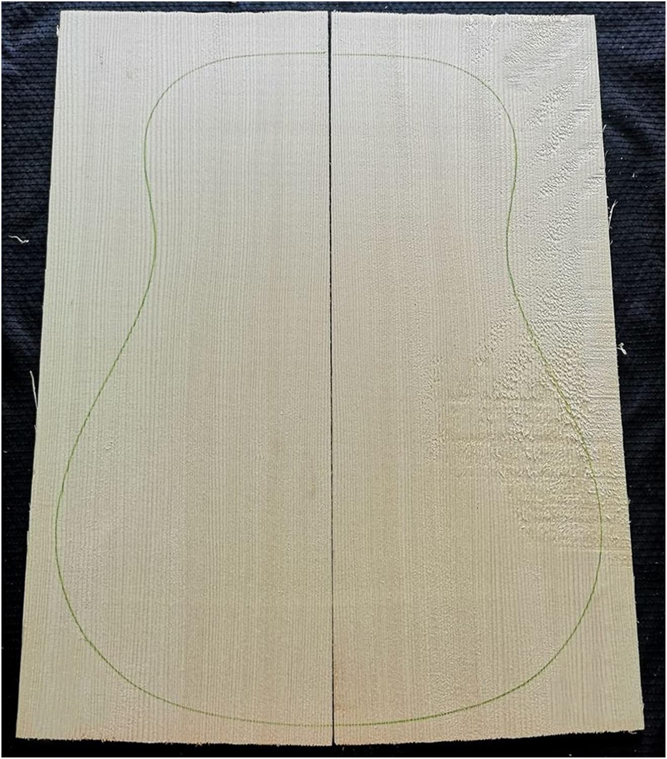 FLFL Spruce Full Veneer Guitar Panel Spruce Making Guitar Wood Unfinished Guitar Kit (Color : 22)