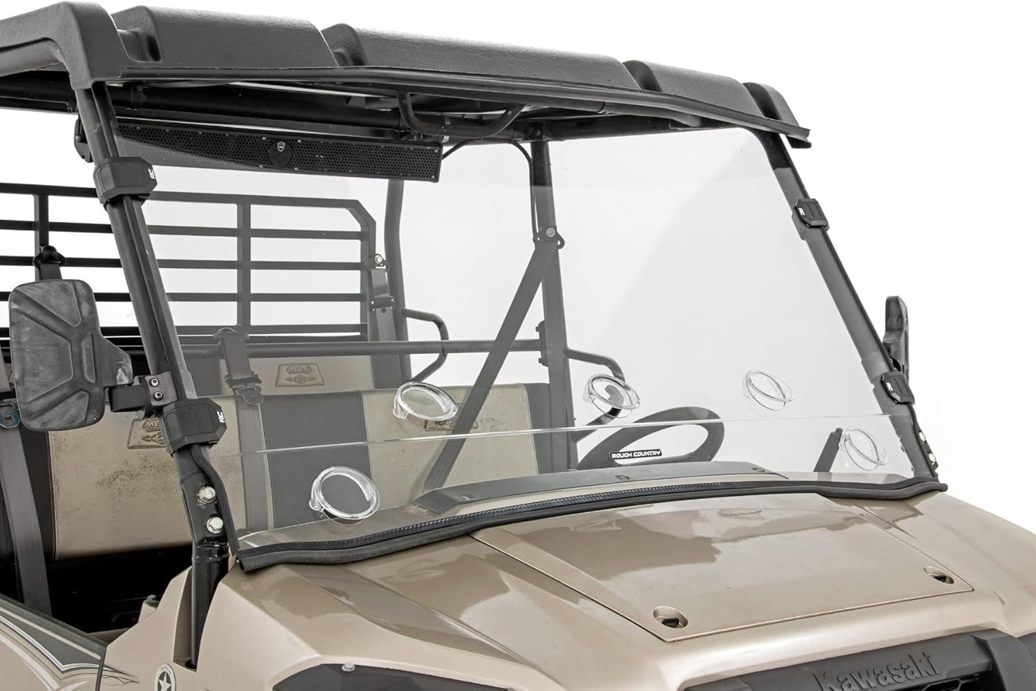 Rough Country Full Vented Front Windshield for Mule Pro-FX 4WD - 98215150