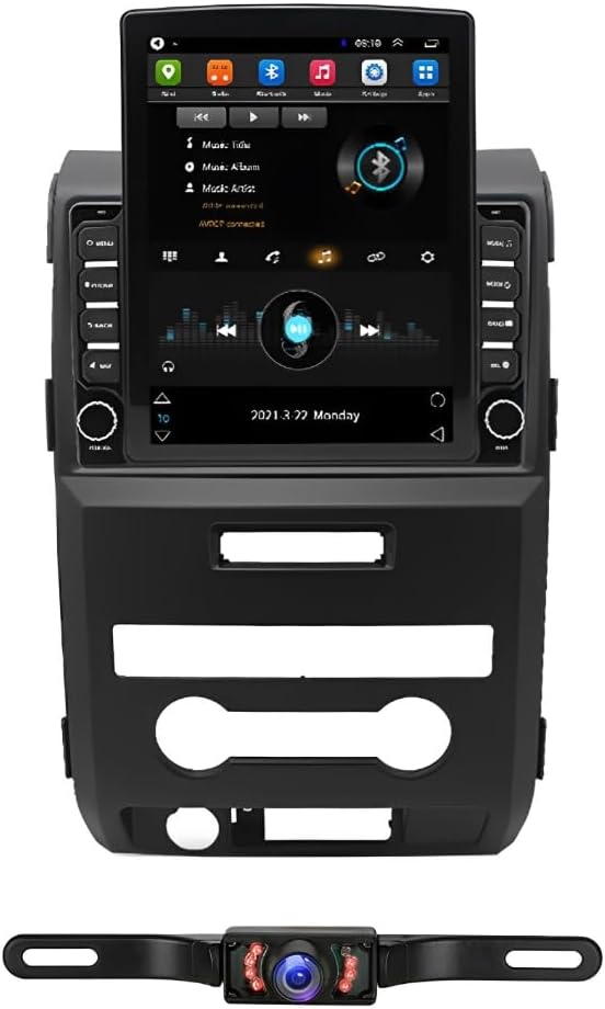 9.7 Inch Android 13 Car Stereo Radio for Ford F150 2009 2010 2011 2012 2013 2014 w/Wireless with CarPlay & Android Auto, 4+64G Touch Screen Double Din Car Radio Built-in WiFi GPS Backup Camera