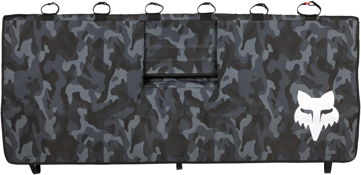 Fox Racing Premium Mountain Bike Tailgate Cover, Black Camo, Large