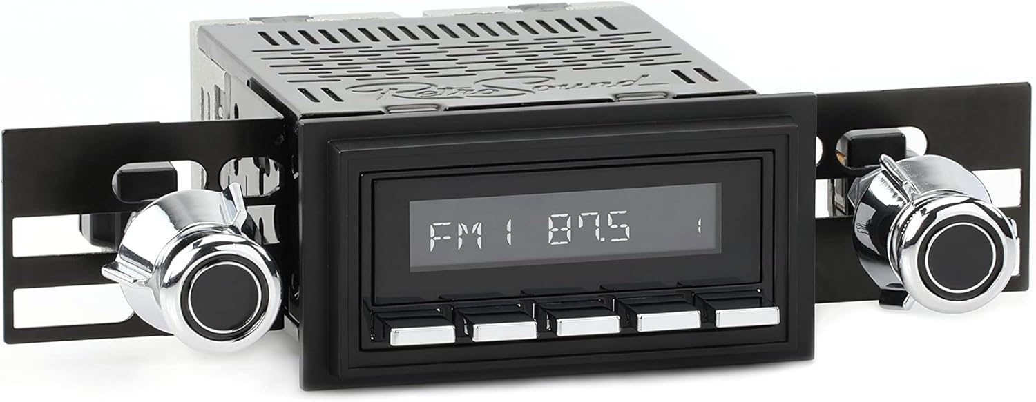 RetroRadio Compatible with 1968-79 Ford F-Series Truck with AM Factory Radio Features Include Bluetooth, USB, AM/FM HBC-M2-226-55P-75PF7