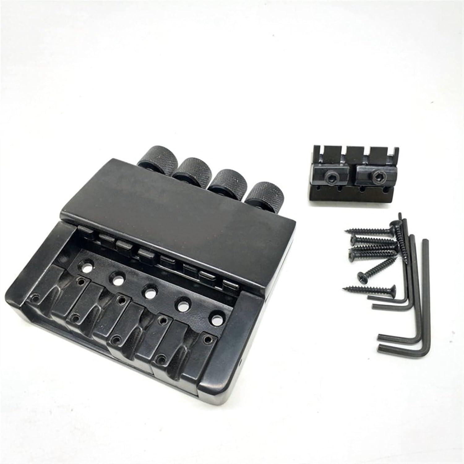 4 String Headless Bass Guitar Bridge System for Headless Electric Bass Replacement Electric Guitar Bridge