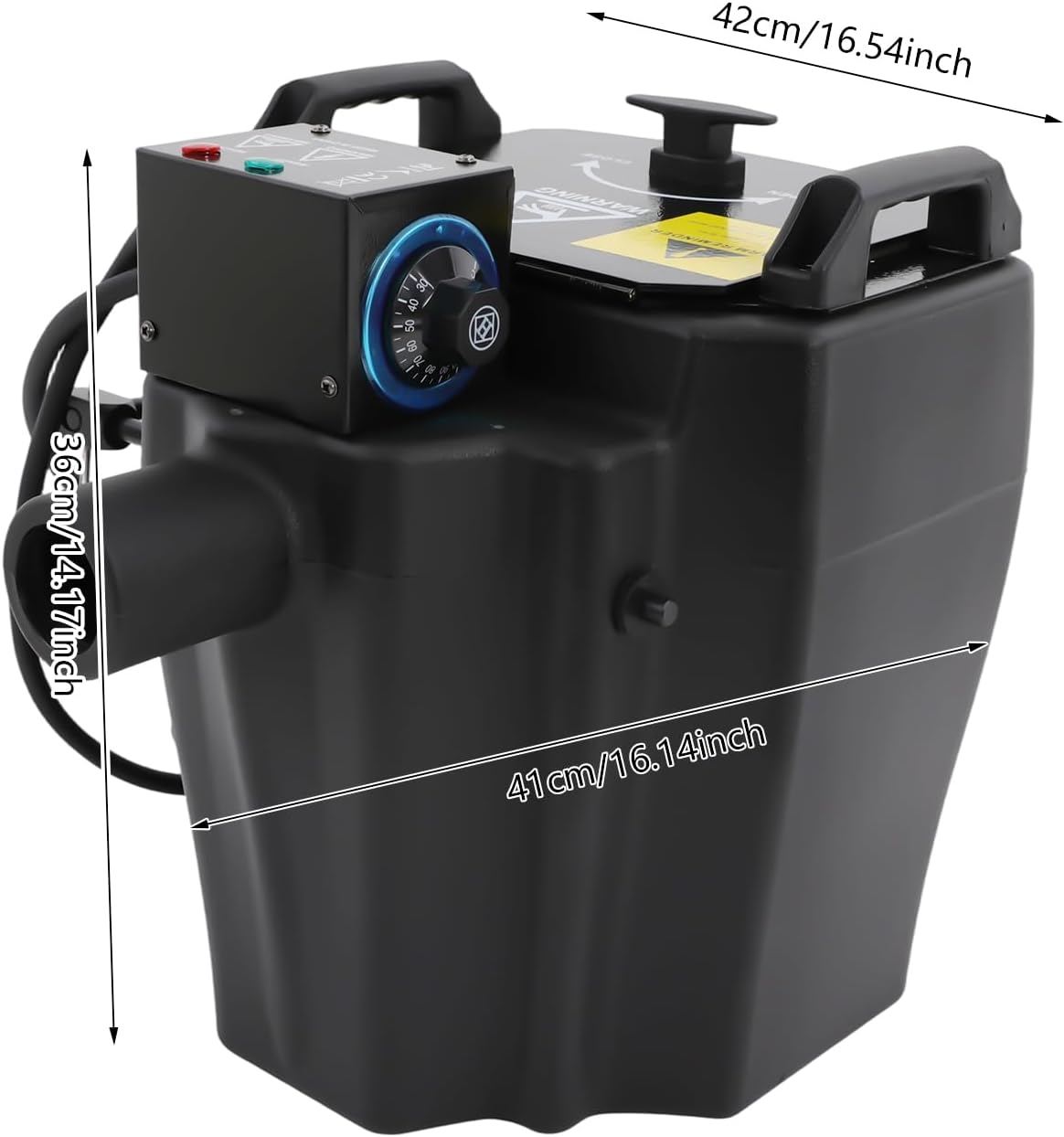 3500W Dry Ice Fog Machine, 11.02lbs of Dry Ice Low Lying Smoke Machine Professional Stage Fogger with Tube, Dry Ice Fog Smoke Effect for Wedding Stage Party DJ Concert Wedding