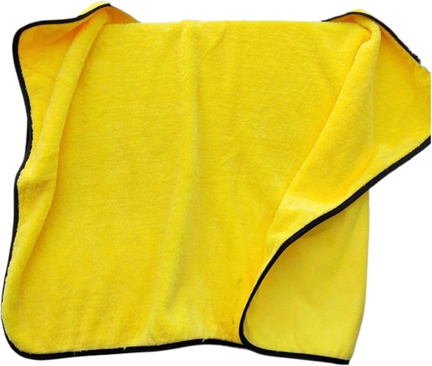 High Absorbency Microfiber Car Wash Towel - Thickened Soft Cleaning Cloth for Professional Washing and Drying (60x130/160cm)(Silver)