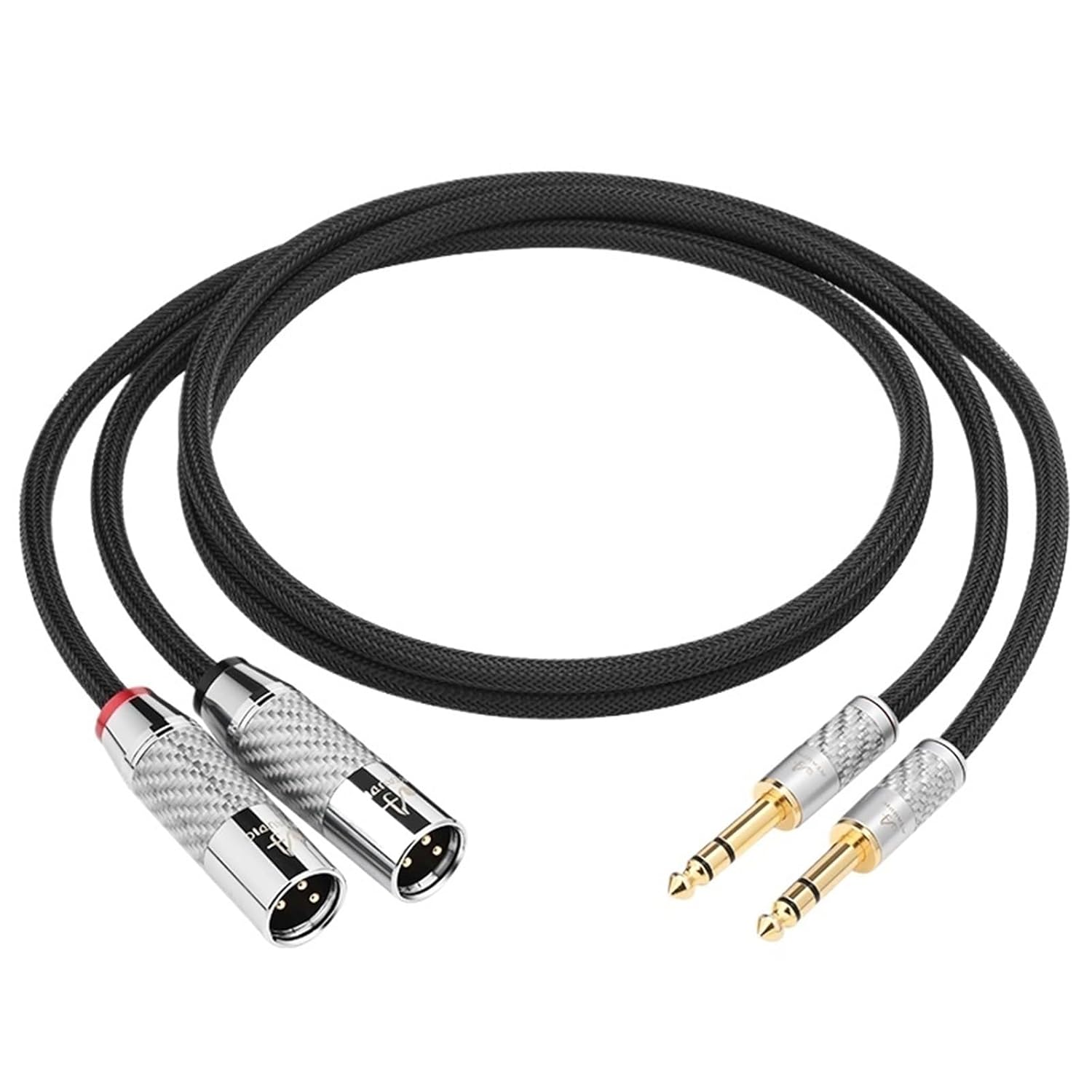 Hi-end OCC 6.5mm to XLR Male Female Audio Cable for Speaker Mixer Amplifier 6.5mm Male Plug Microphone Audio Cable(6.5 to XLR Male,0.75m)