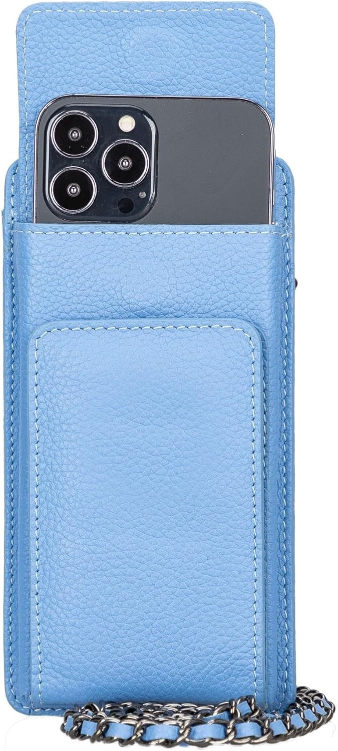 Leather Phone Wallet & Women Crossbody Bag with 55