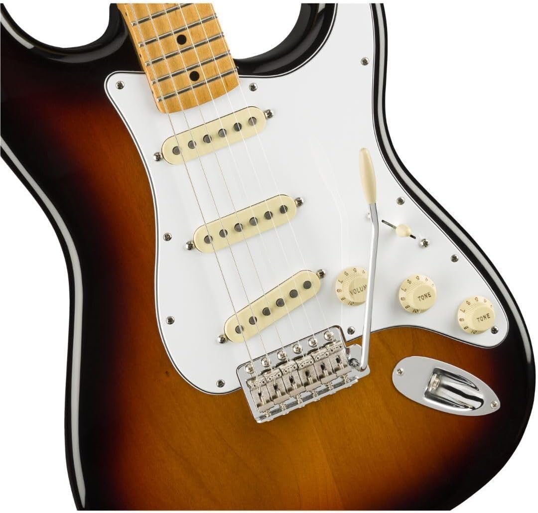 Fender Jimi Hendrix Stratocaster Electric Guitar, 3-Color Sunburst, Maple Fingerboard