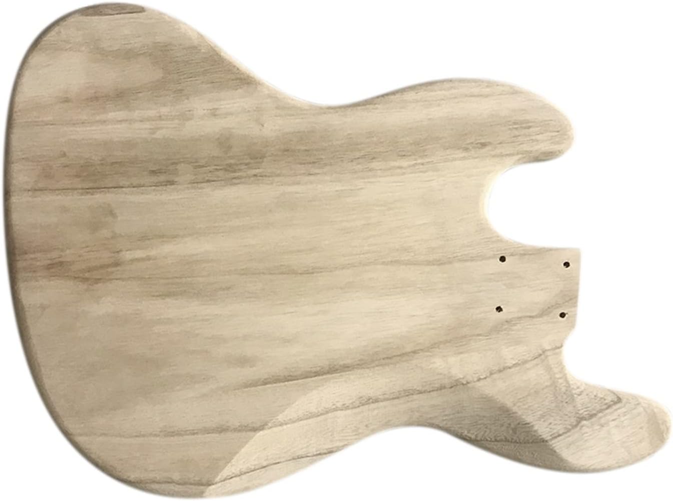 Polished Wood Type DIY Guitar Body Maple Electric Maple Guitar Barrel Body for DIY Electric Bass Guitar Accessories Unfinished Guitar Body