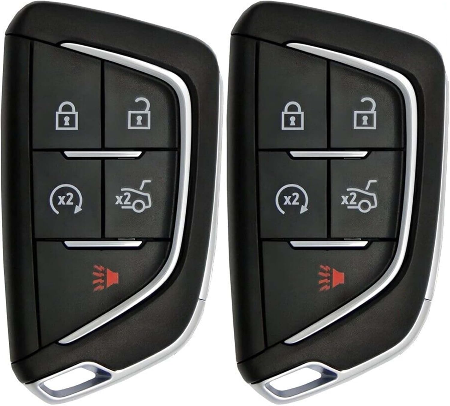2X New Proximity Keyless Remote Key Fob Compatible with & fit for Select Cadillac CT 4 CT 5 - 434 MHz - YG0G20TB1-05