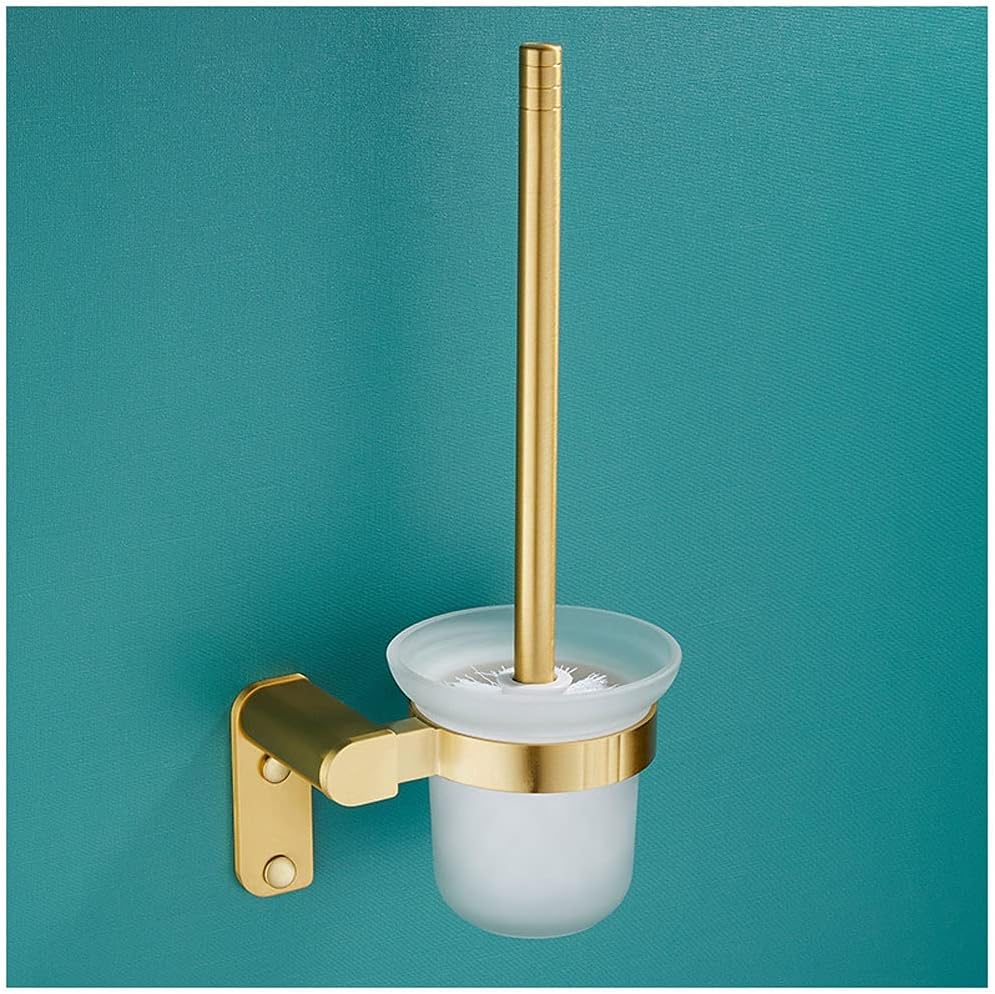 Toilet Brush Toilet Brush and Holder, Wall Mounted Set, Bowl for Bathroom Cleaning Kit Brushs Holder Set