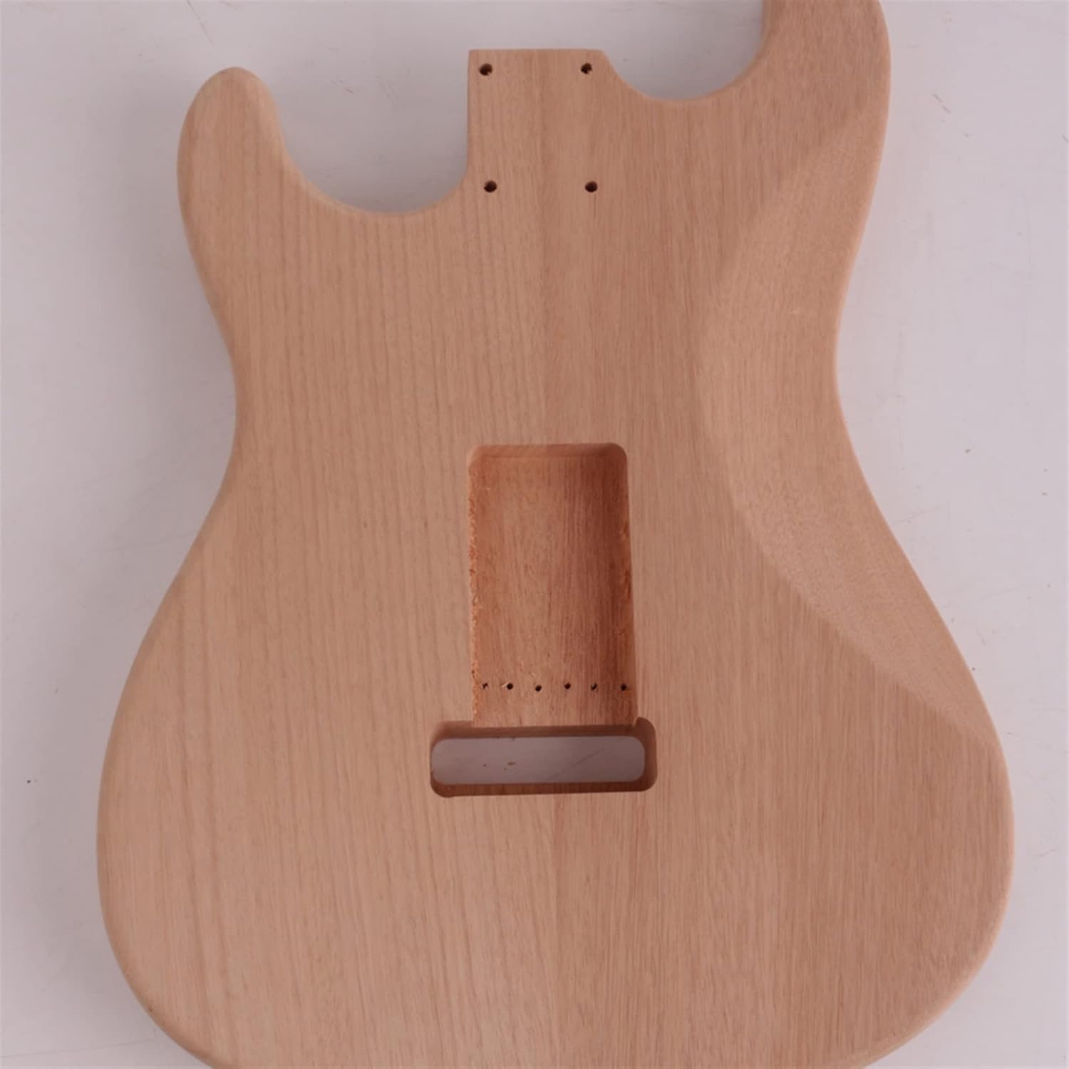 DIY Electric Guitar Kit Unfinished Maple Neck Fretboard Mahogany Body 22 Frets Electric Guitar Kit DIY (Color : 02)