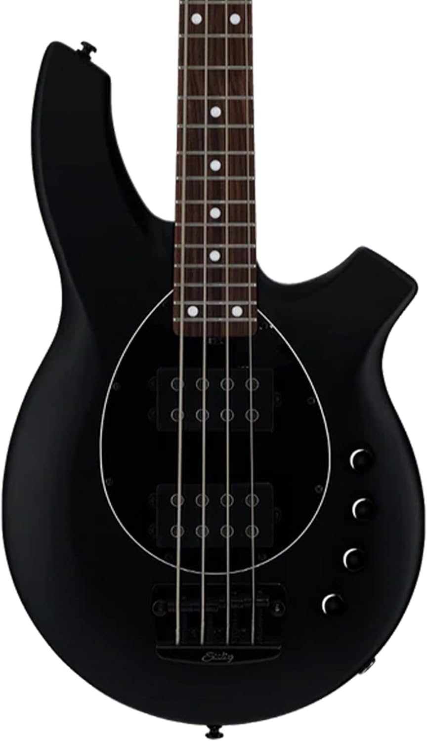 Sterling By Music Man Bongo Electric Bass Guitar - Satin Black