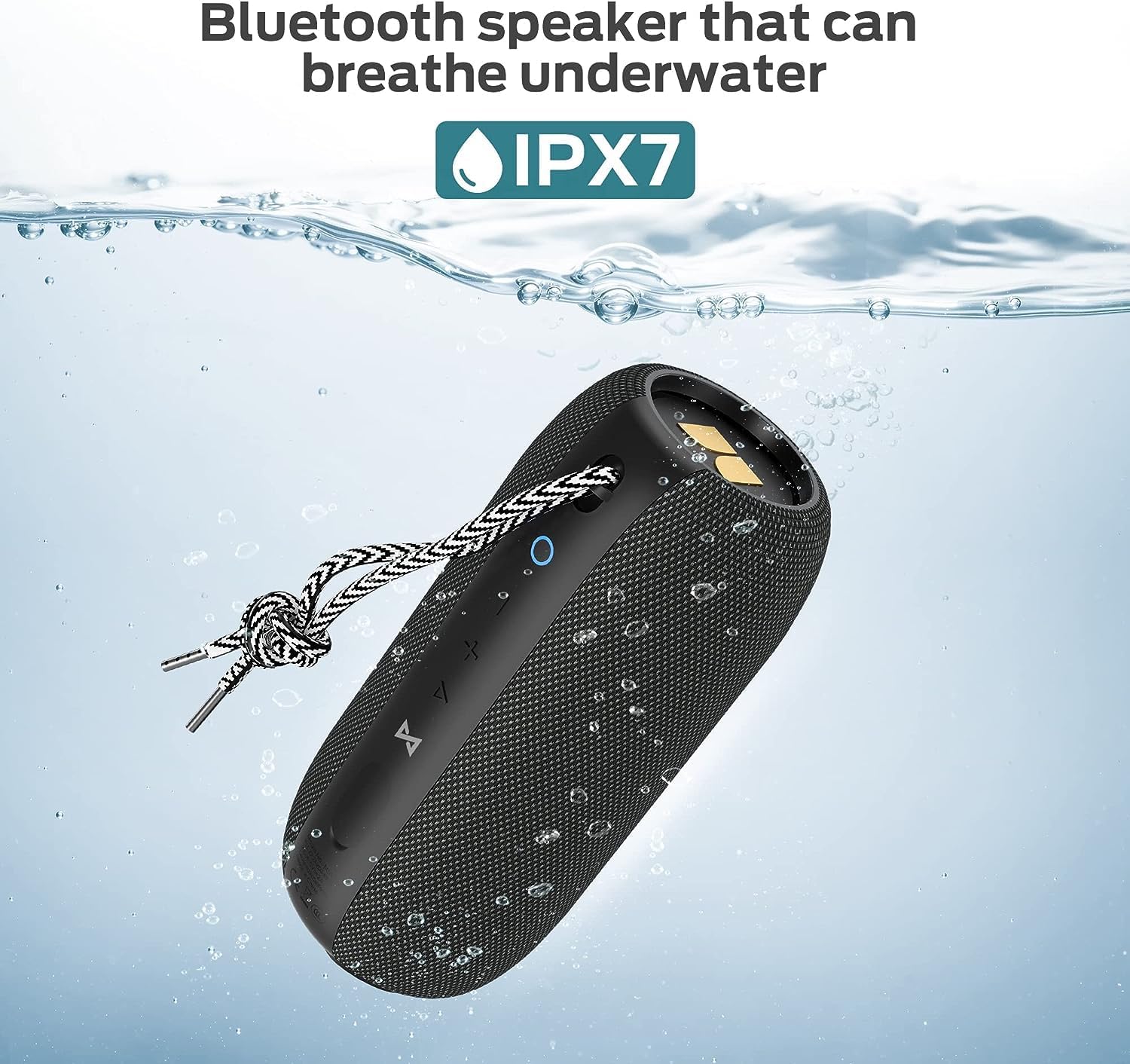 Monster S320 Speaker, Portable Bluetooth Speaker, 40W True Wireless 360° Stereo Sound Effect,IPX7 Waterproof, 32 Hour Playing Time, Suitable for Outdoor