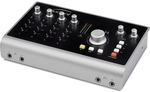 Audient iD44-20-Input/24-Output High-Performance AD/DA Interface & Monitoring System with HPC-A30 Studio Monitor Headphones and XLR-XLR Cable