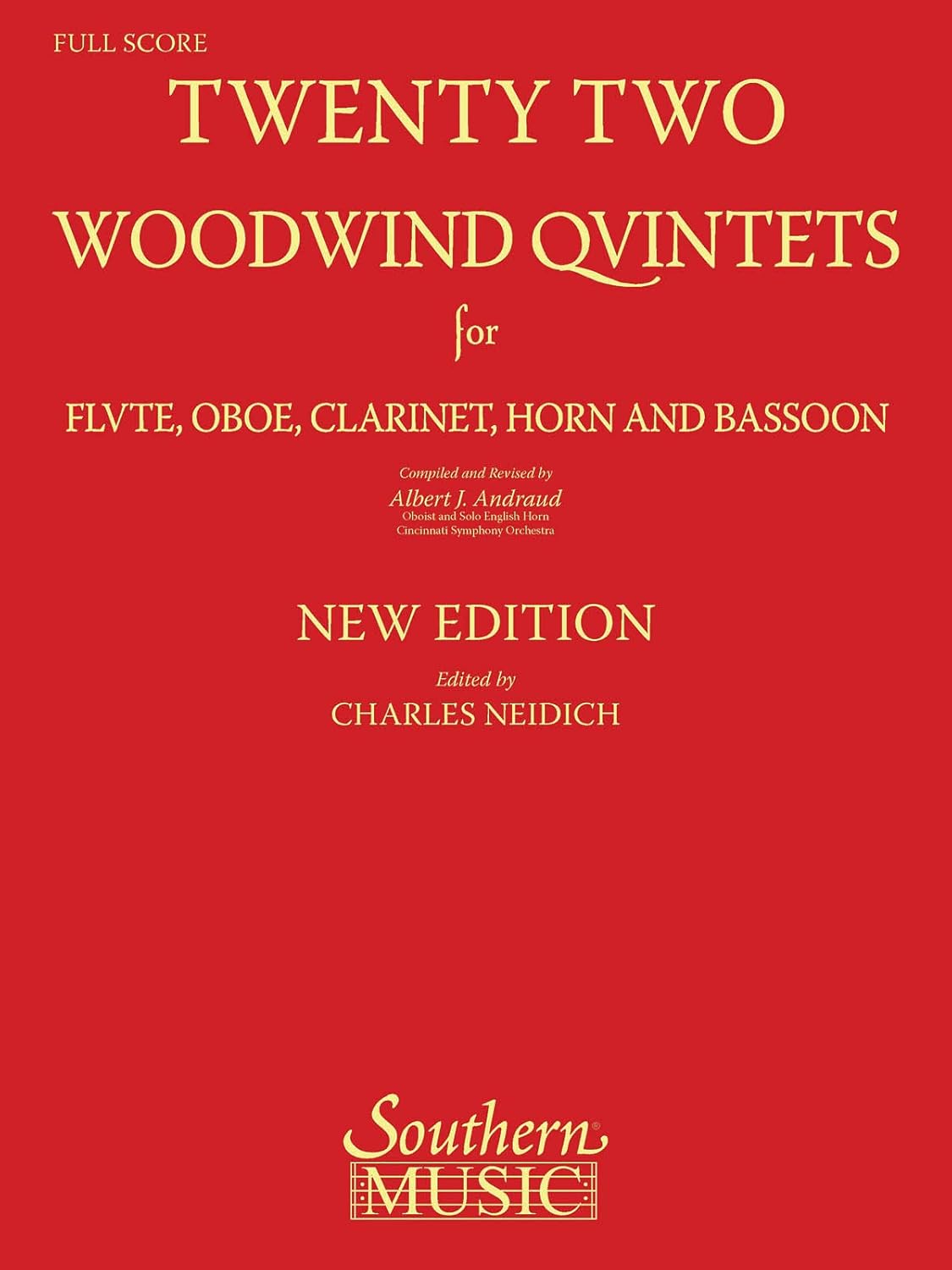 22 Woodwind Quintets - New Edition: Woodwind Quintet (The New York Woodwind Quintet Library Series)