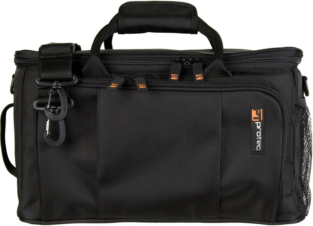 Protec Pro Tec M404 Trumpet Multiple Mute Bag with Modular Walls,Black